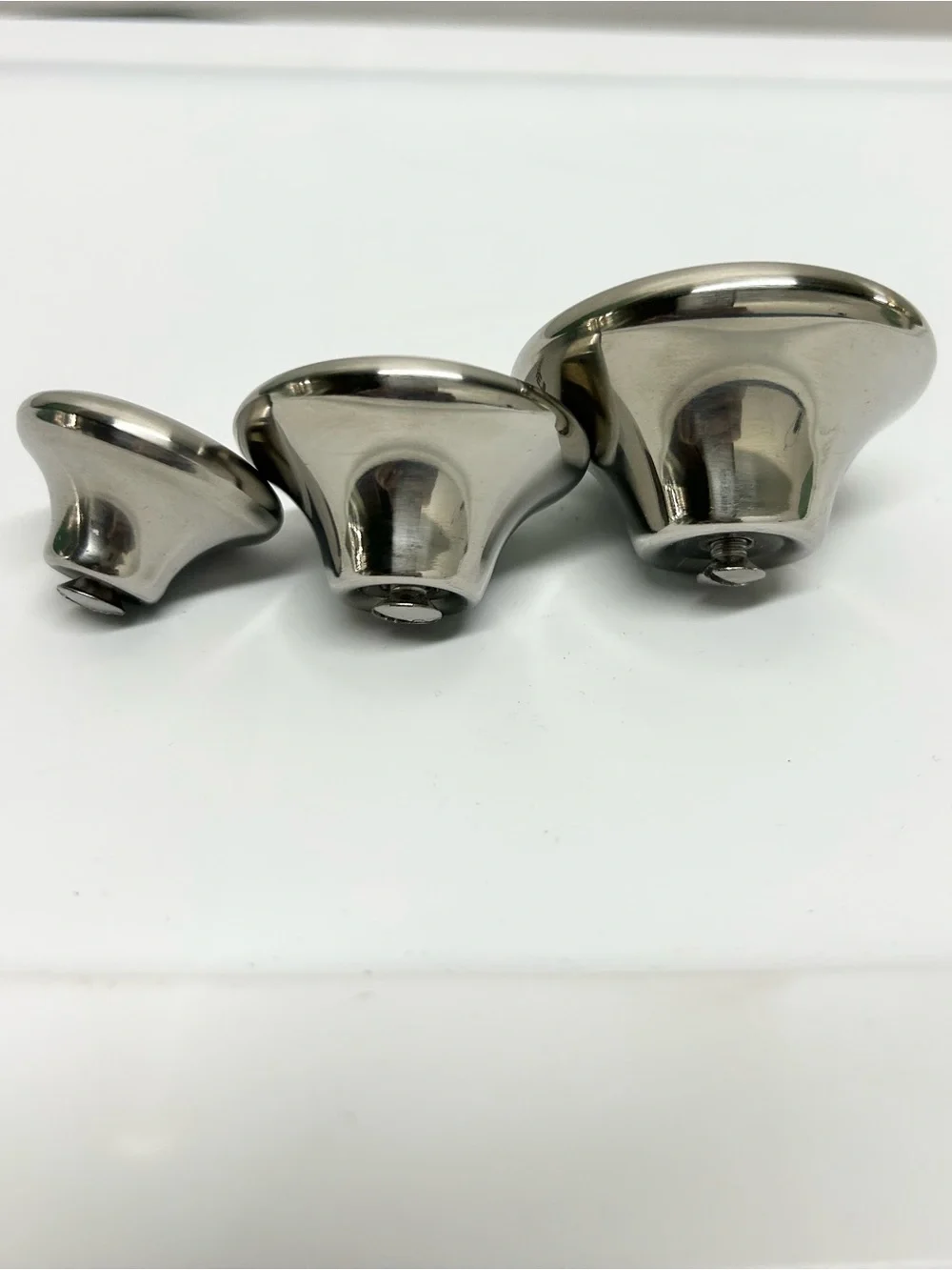 Le Creuset 3 Knob Set Stainless Steel (Small, Medium, Large)